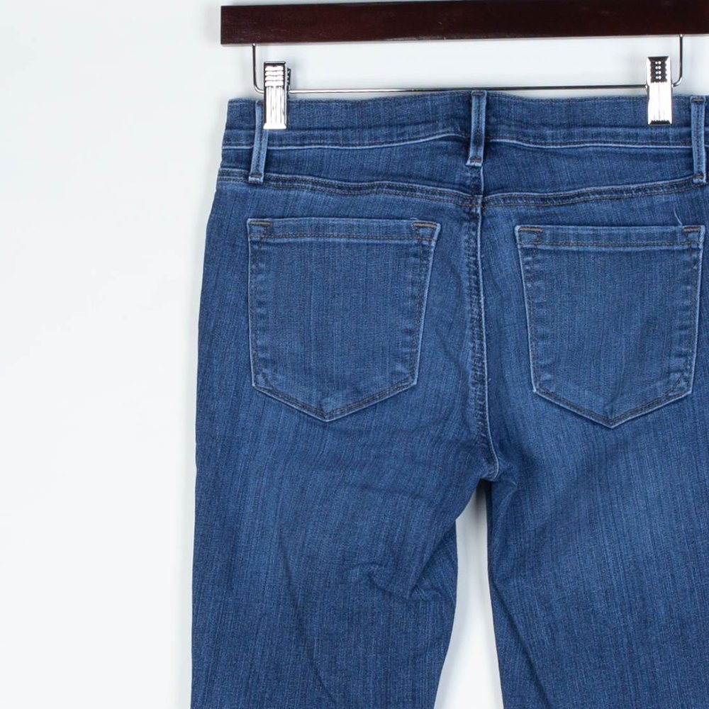Loft Flare Denim Jeans Mid Rise Size 26/2 - Picture 5 of 6